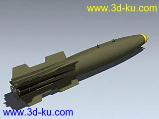 3D打印模型Mk 82 Snakeye 飛彈MAX的图片