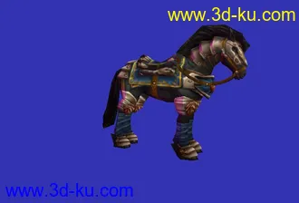 3D打印模型战马的图片