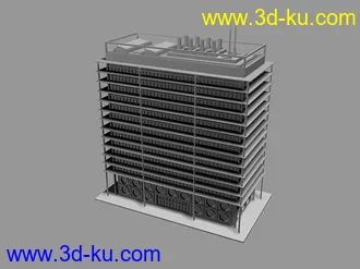 3D打印模型一些公寓楼，，，，，的图片
