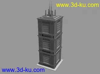 3D打印模型一些公寓楼，，，，，的图片