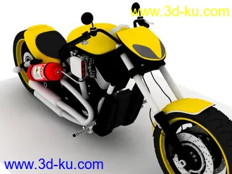 3D打印模型Harley一台，，，，，，，带贴图的图片