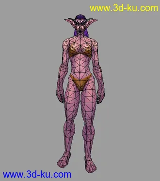 3D打印模型魔兽世界暗夜精灵的图片