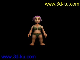 3D打印模型WOW 牛人地精的图片