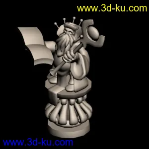3D打印模型一个游戏里的雕像的图片