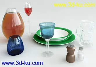 3D打印模型玻璃器皿的图片