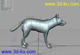 3D打印模型狗绑定的图片