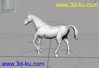 3D打印模型马的循环动画的图片