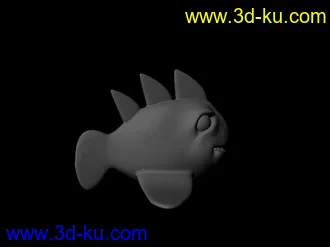 3D打印模型卡通鱼的图片