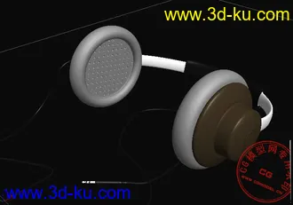 3D打印模型一个耳机的图片