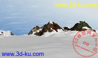 3D打印模型雪山的图片