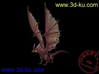 3D打印模型天堂2地龙安塔瑞斯，火龙巴拉卡斯的图片