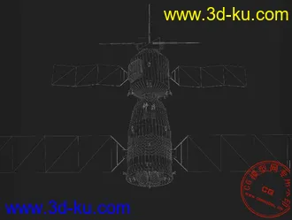 3D打印模型神舟 :  3ds  贴纸 + 国旗的图片