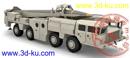 Scud launcher 3d model模型的图片1