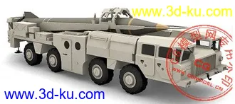 3D打印模型Scud launcher 3d model的图片