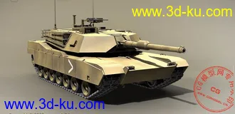 3D打印模型M1Abrams-国外原模的图片