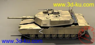 3D打印模型M1Abrams-国外原模的图片