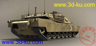 3D打印模型M1Abrams-国外原模的图片