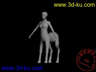 3D打印模型素模女人马的图片