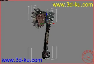3D打印模型战斧的图片