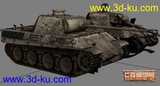 3D打印模型《战地１９４２》豹式G型的图片