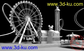 3D打印模型希望大家帮我看~自己做的游乐常的图片