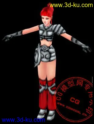 3D打印模型武侠网络游戏《征服Conquer》人物12款的图片