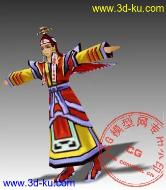 3D打印模型武侠网络游戏《征服Conquer》人物12款的图片