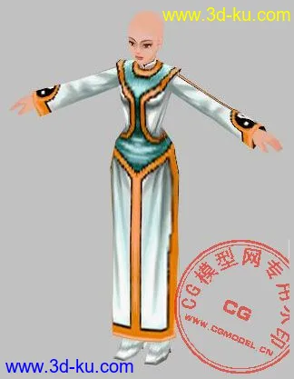 3D打印模型武侠网络游戏《征服Conquer》人物12款的图片