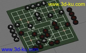3D打印模型中国象棋的图片