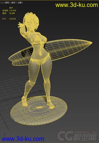 进来看看 卡通美女模型 （ 超盟）的图片