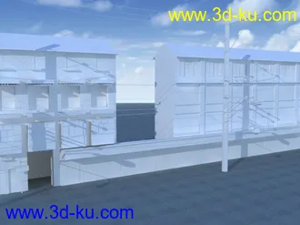 3D打印模型闲着没事做的小建筑的图片