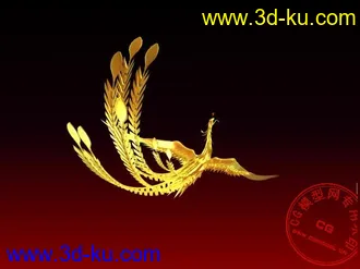 3D打印模型凤凰的图片