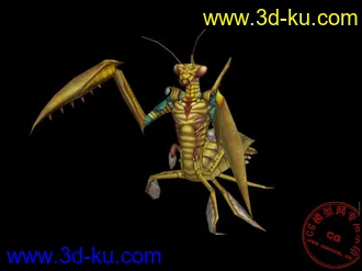 3D打印模型公司刚作得怪物带有骨骼绑定max的图片