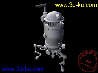 3D打印模型MAMAX的机械设定 阿宝 自己1小时作品  MAYA的图片