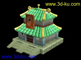 3D打印模型Q版朱雀庙的图片