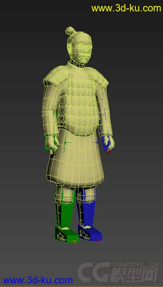 3D打印模型秦始皇兵马佣的图片