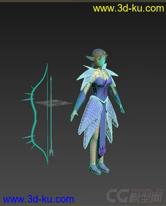 3D打印模型冰雪精灵的图片