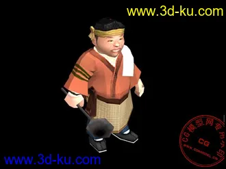 3D打印模型武林外传郭芙蓉和李大嘴（缩略图发错）的图片