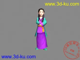 3D打印模型武林外传郭芙蓉和李大嘴（缩略图发错）的图片