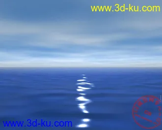 3D打印模型雨后的海面的图片