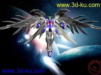3D打印模型零式飞翼高达改的图片