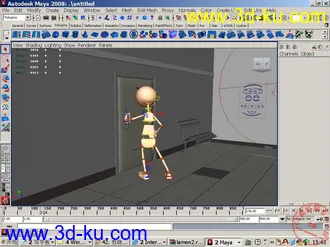 3D打印模型拉门动画的图片