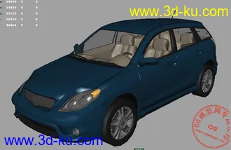3D打印模型车Toyota_Matrix的图片
