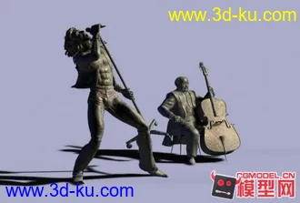 3D打印模型雕像的图片