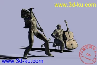 3D打印模型雕像的图片