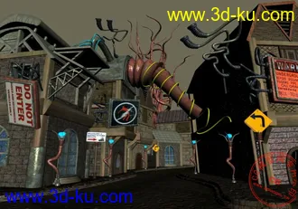 3D打印模型场景的图片