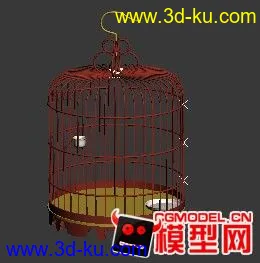 3D打印模型鸟笼,抱龙柱,中国结的图片