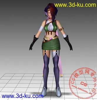 3D打印模型性感女神含贴图的图片