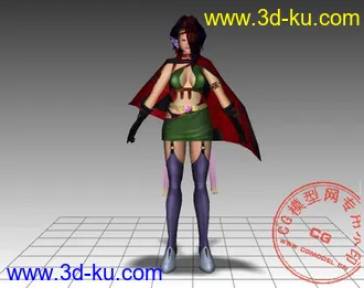 3D打印模型性感女神含贴图的图片