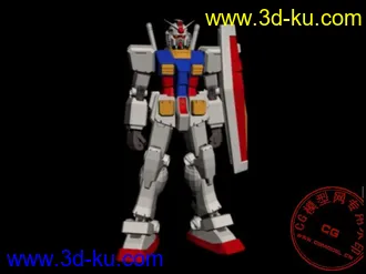 3D打印模型高达 RX78 2的图片